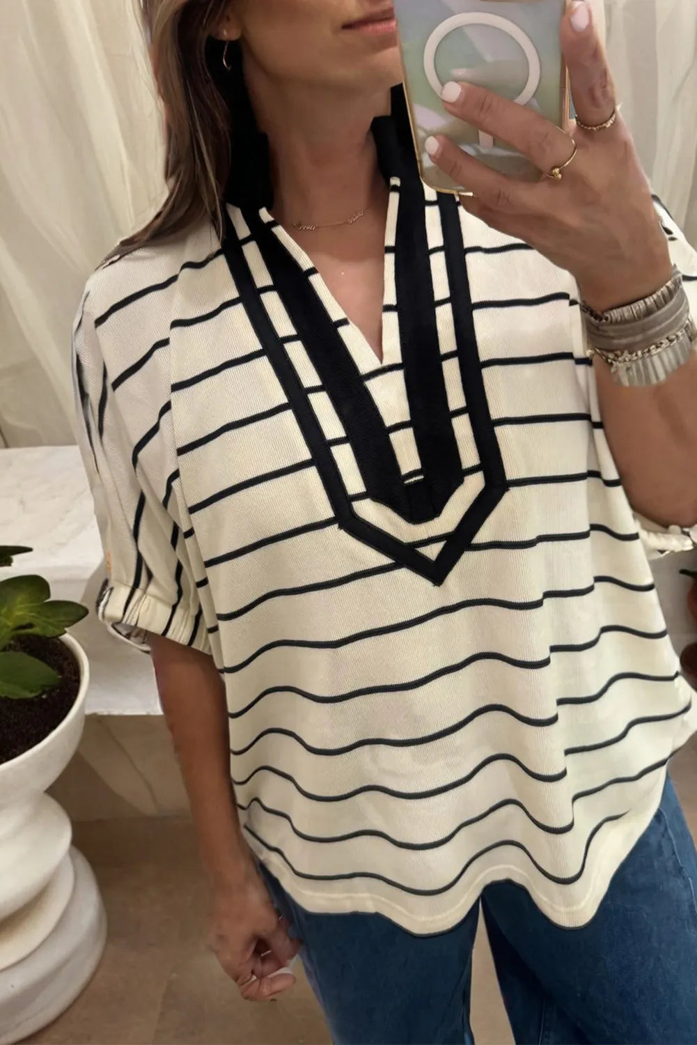 Stripe Women's Top