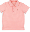 Salmon Stripe Polo