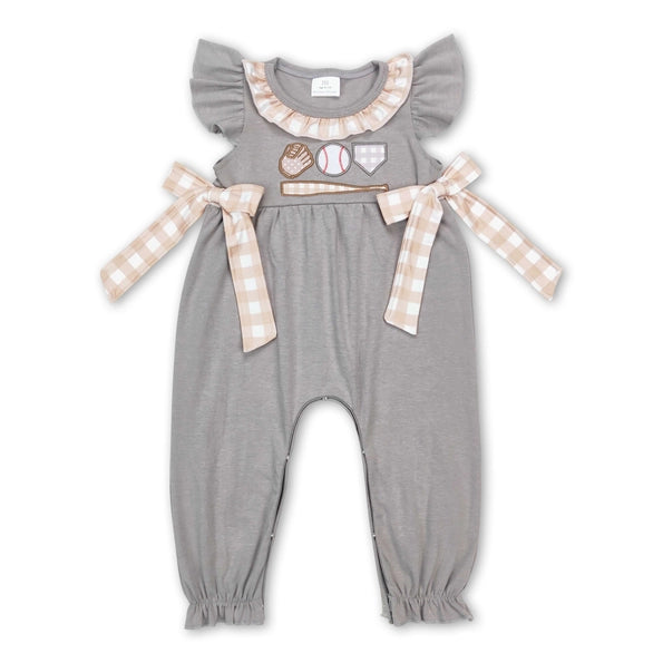 Baseball Romper