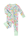 Floral Bamboo Zippy Romper