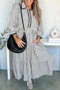 Black Stripe Dress